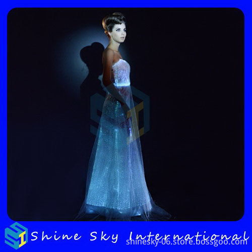 New Style Top Sell Attractive Led Luminous Wedding Dress